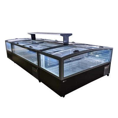 مڑے ہوئے شیشے کا جزیرہ فریزر